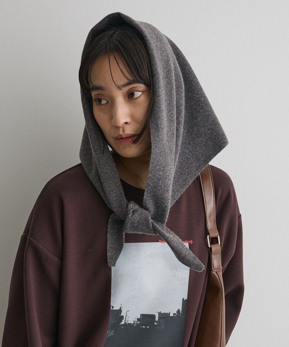 CRAFT STANDARD BOUTIQUE 12GGフルニードルニットスカーフ 