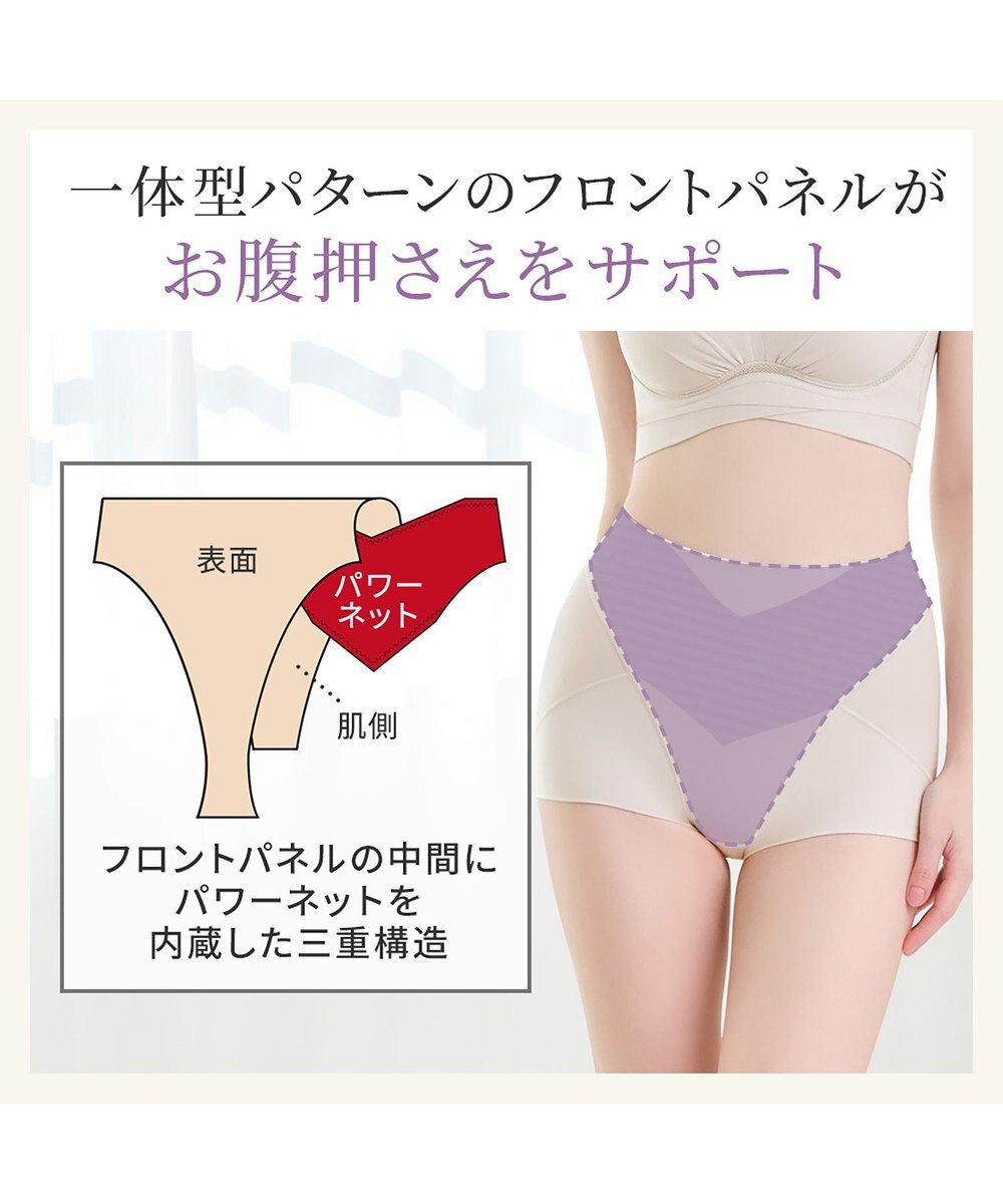 BRADELIS New York 【Yukine inc. 】ゆきねえ365綿混モアらくすっぽりショーツ24 ブラデリス 補正下着 