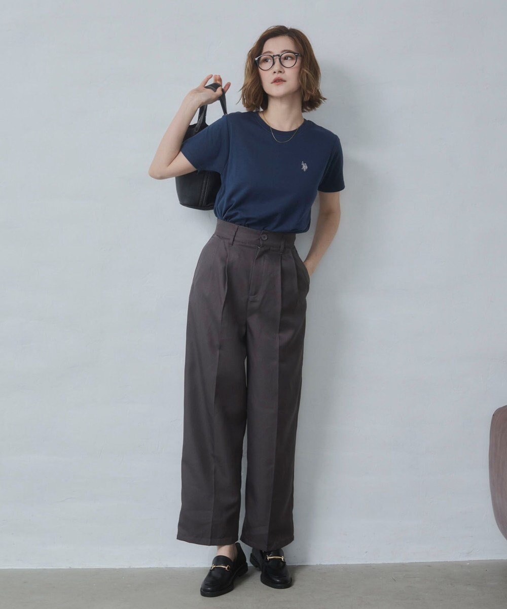 WEGO 【SMLサイズ展開】U.S. POLO ASSN.別注コンパクトTシャツ 