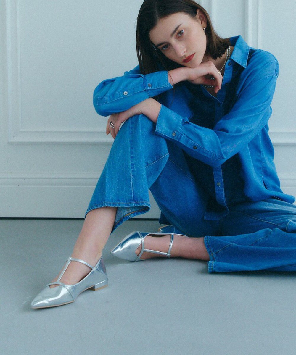 YECCA VECCA メリージェーンTストラップパンプス 