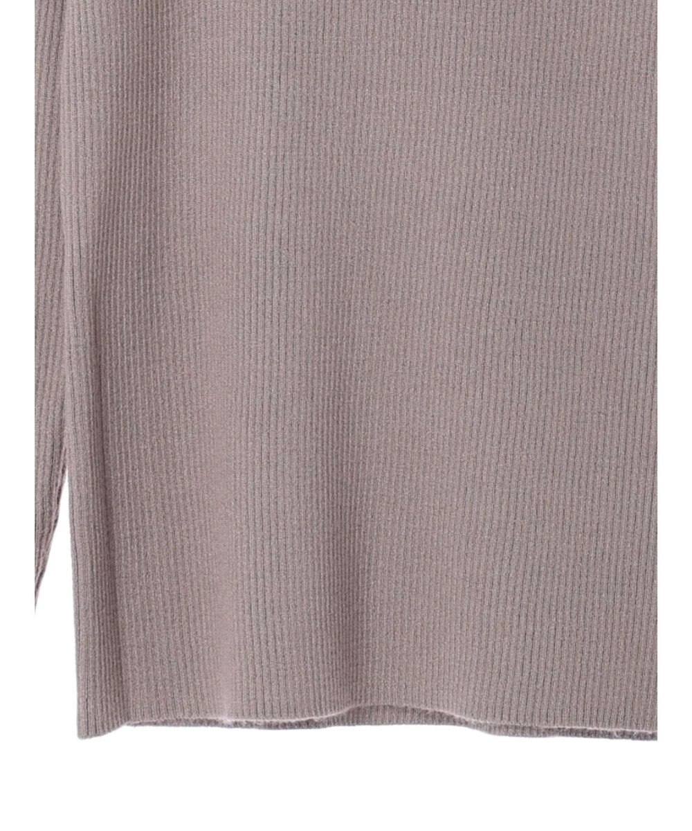 earth music&ecology レースドッキングリブニット 