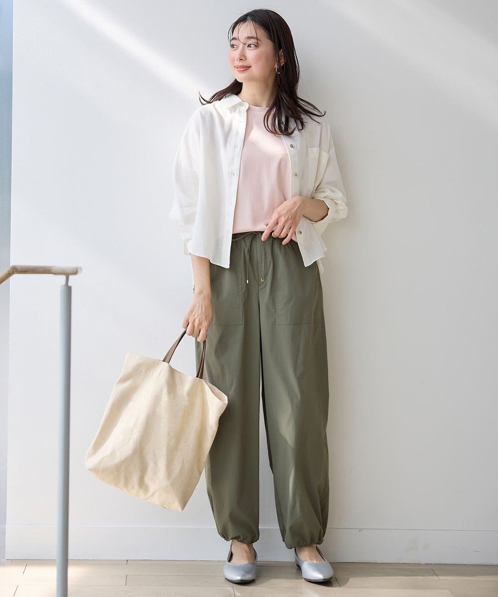 ANY 【手洗い可能】ヨーロピアンリネンシャツブラウス 