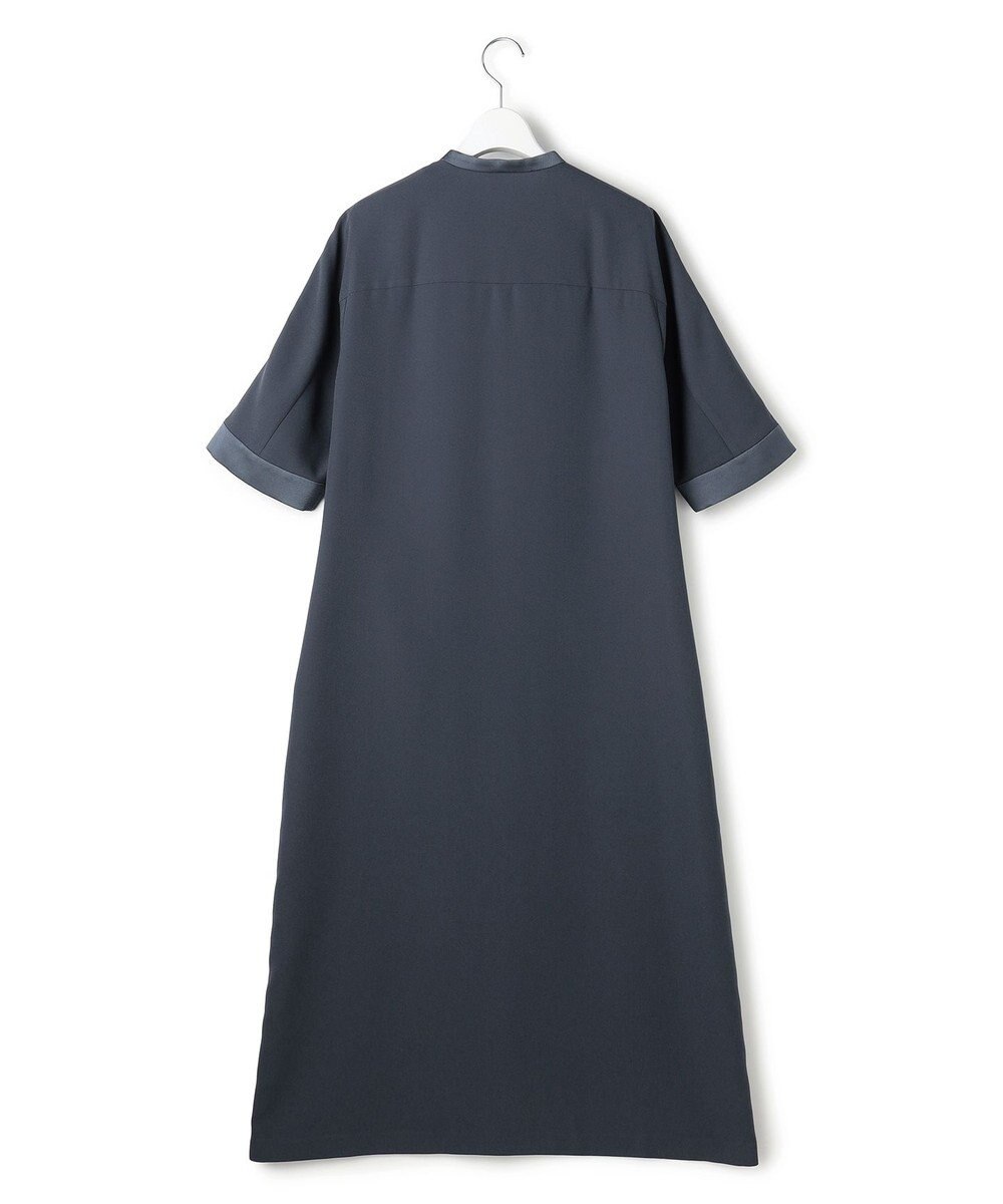 ICB 【先行予約】 FluidBackSatin シャツワンピース 