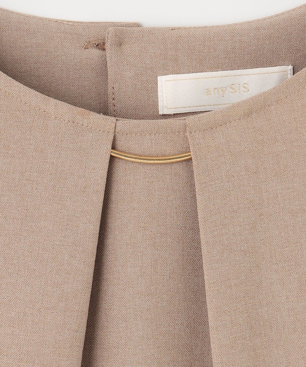 ANY SIS 【WEB・一部店舗限定】リネンライクポリエステル ワンピース 