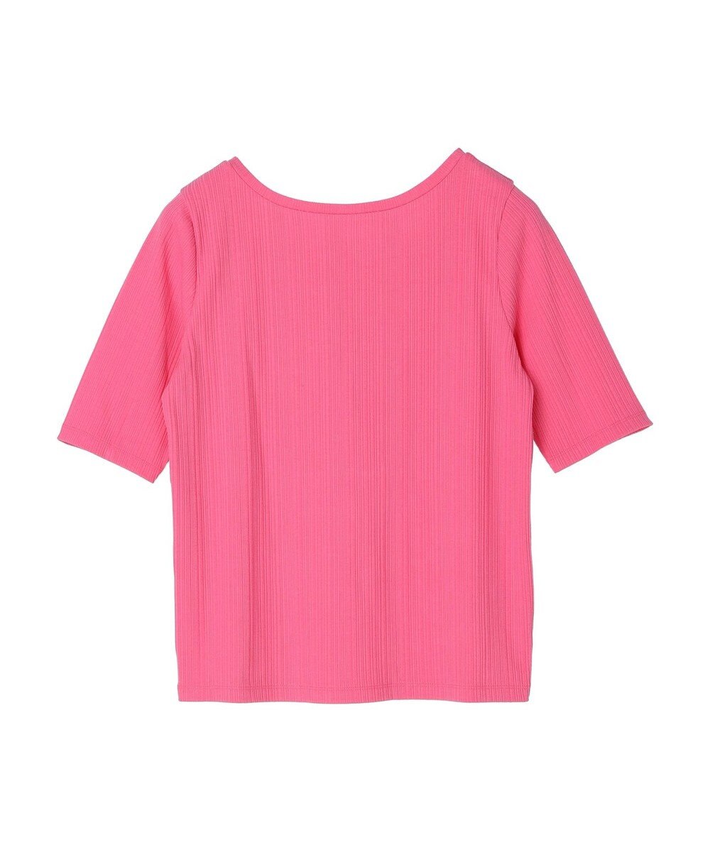 Green Parks 前後２ｗａｙリブ５分袖プルオーバー 