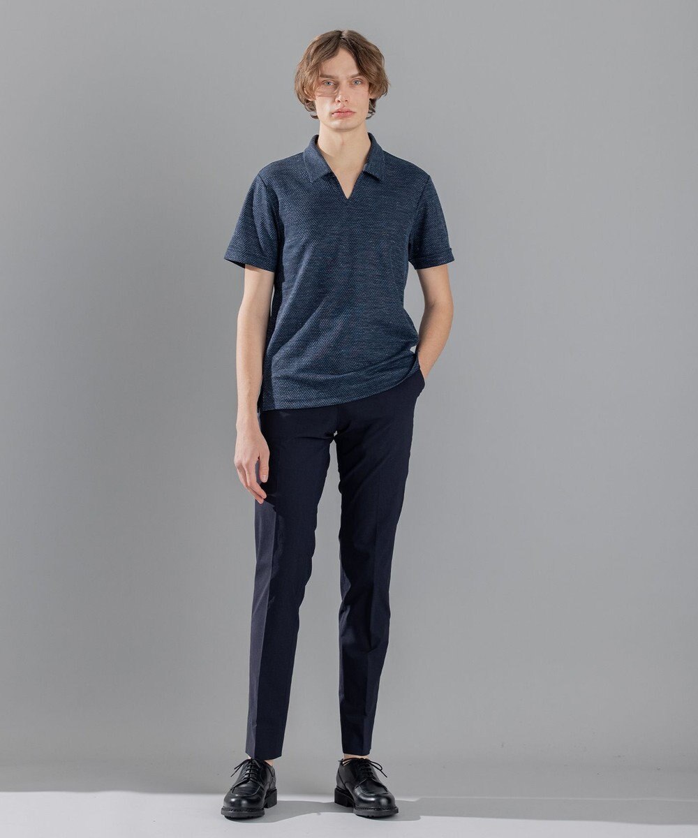 JOSEPH HOMME 【WEB限定商品】トップヘリンボンジャージー　スキッパー 