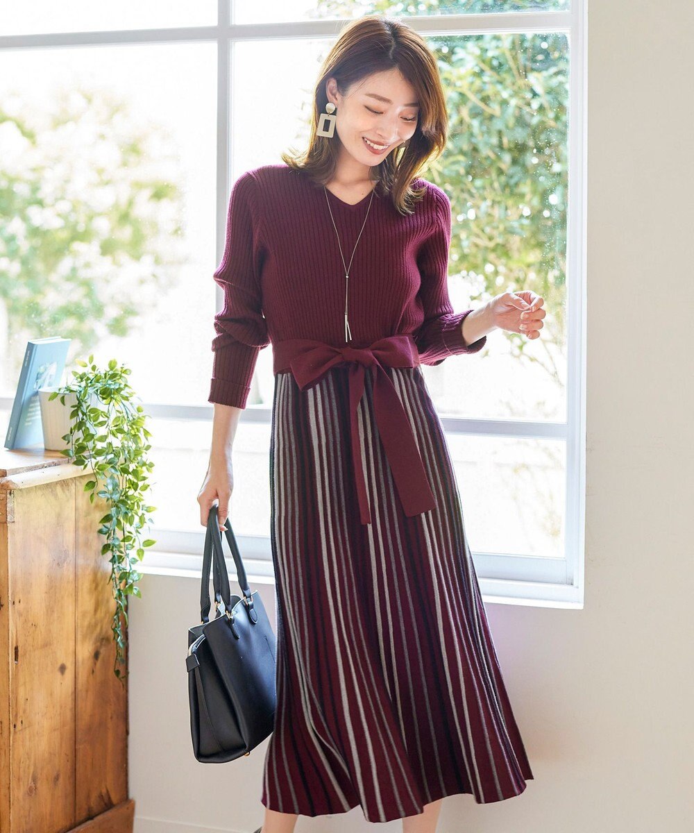 洗える 大人華やかなマルチストライプニットワンピース Tiaclasse ファッション通販 公式通販 オンワード クローゼット 洗える 大人華やかなマルチストライプニットワンピース Tiaclasse ファッション通販 公式通販 オンワード クローゼット