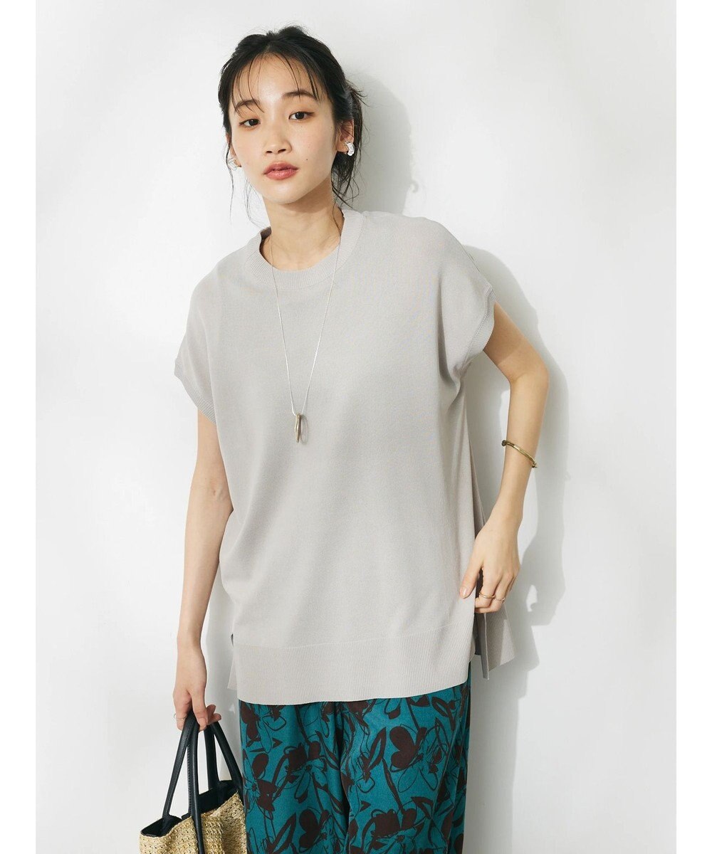 CRAFT STANDARD BOUTIQUE ＵＶカット接触冷感半袖ニットチュニック 