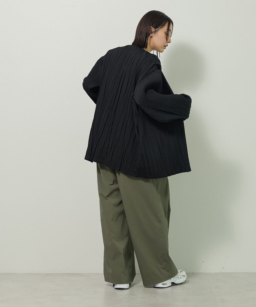 Green Parks ・ＥＬＥＮＣＡＲＥ　ＤＵＥ　プリーツノーカラージャケッ 