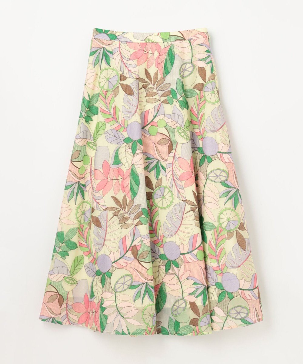 GRACE CONTINENTAL フルーツ刺繍フレアスカート 