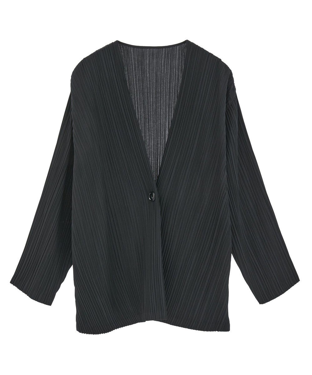 Green Parks ・ＥＬＥＮＣＡＲＥ　ＤＵＥ　プリーツノーカラージャケッ 