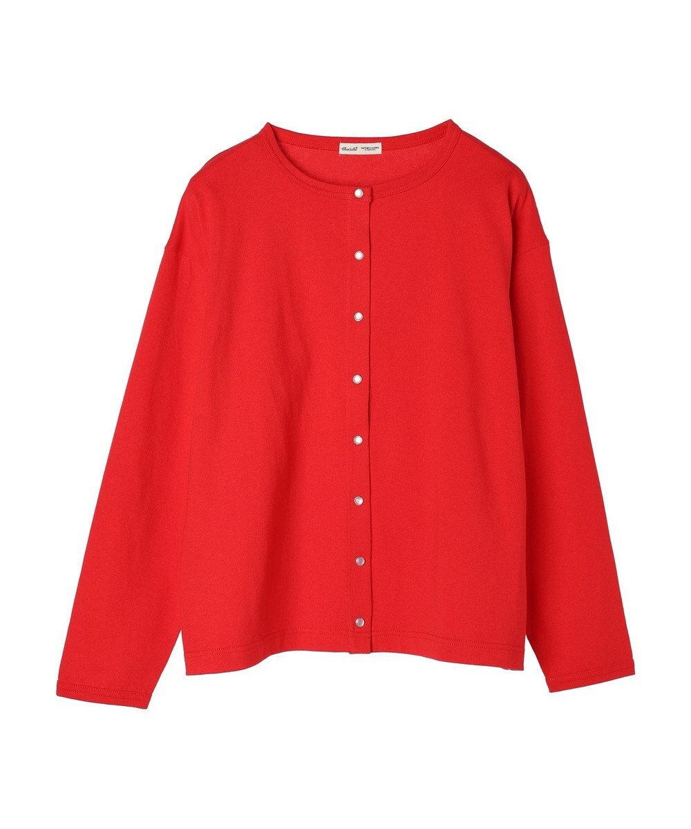 CRAFT STANDARD BOUTIQUE ウ゛ィンテージ風天竺　パール釦クルーカーデＬ／Ｓ 