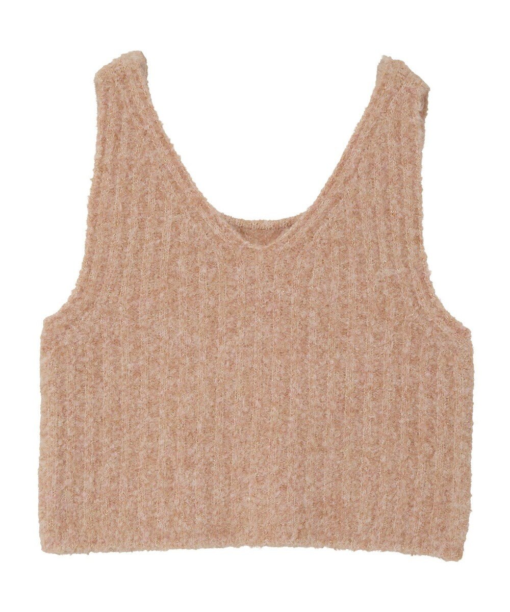 earth music&ecology ＭＩＸカラーブークレニットビスチェ 