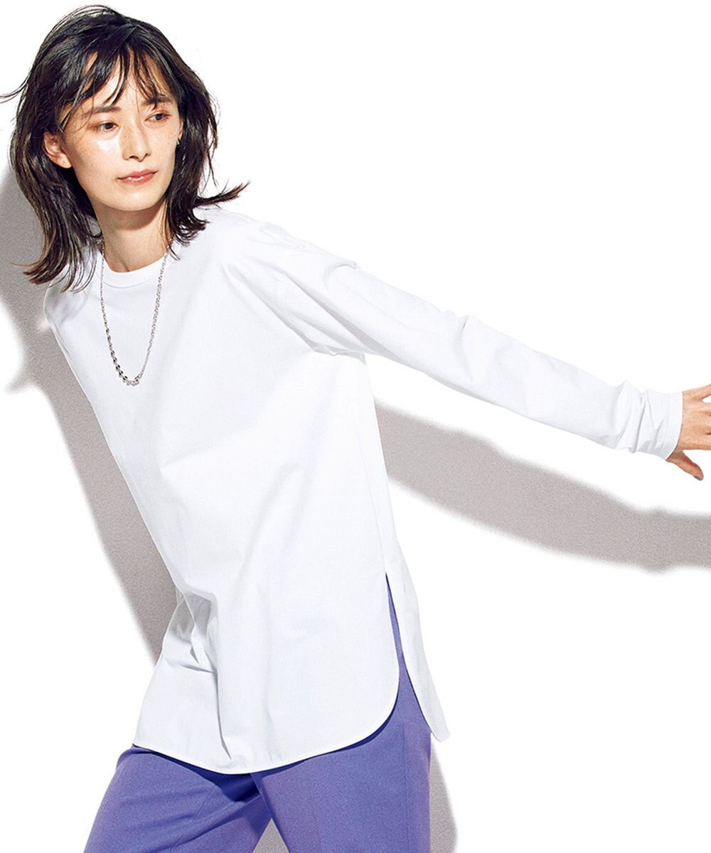 中村アンさん着用 コットンベアジャージー ロング Tシャツ 番号2g37 23区 ファッション通販 公式通販 オンワード クローゼット