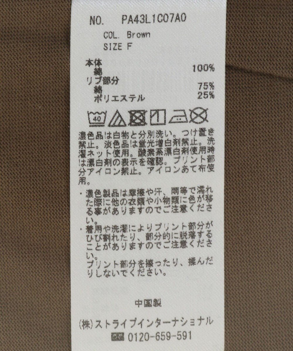 CRAFT STANDARD BOUTIQUE ラグランフロッキープリントＴｅｅ 