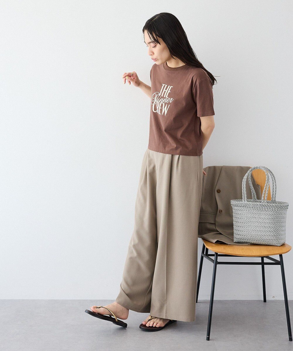 CRAFT STANDARD BOUTIQUE フロッキープリントＴシャツ 