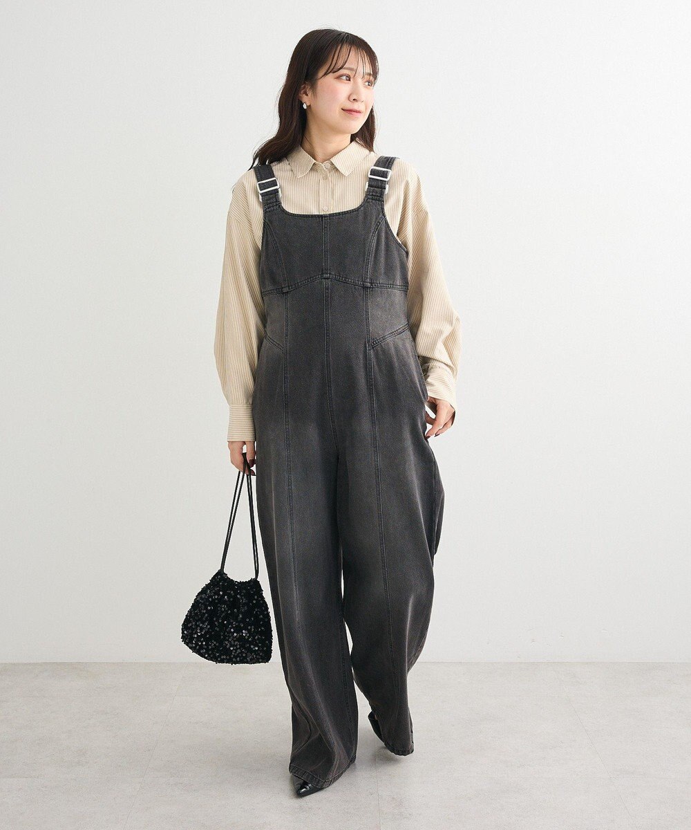 Green Parks ・ＳＵＧＡＲ　ＳＰＯＯＮ　デニムコルセットオールインワン 