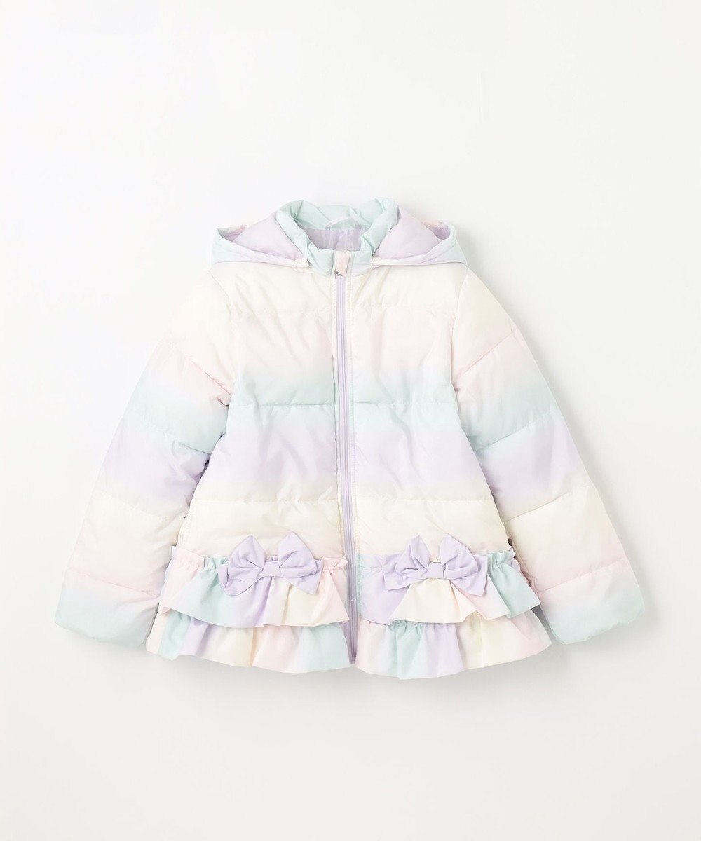 ANY KIDS 【洗濯機OK】中綿リボンコート 