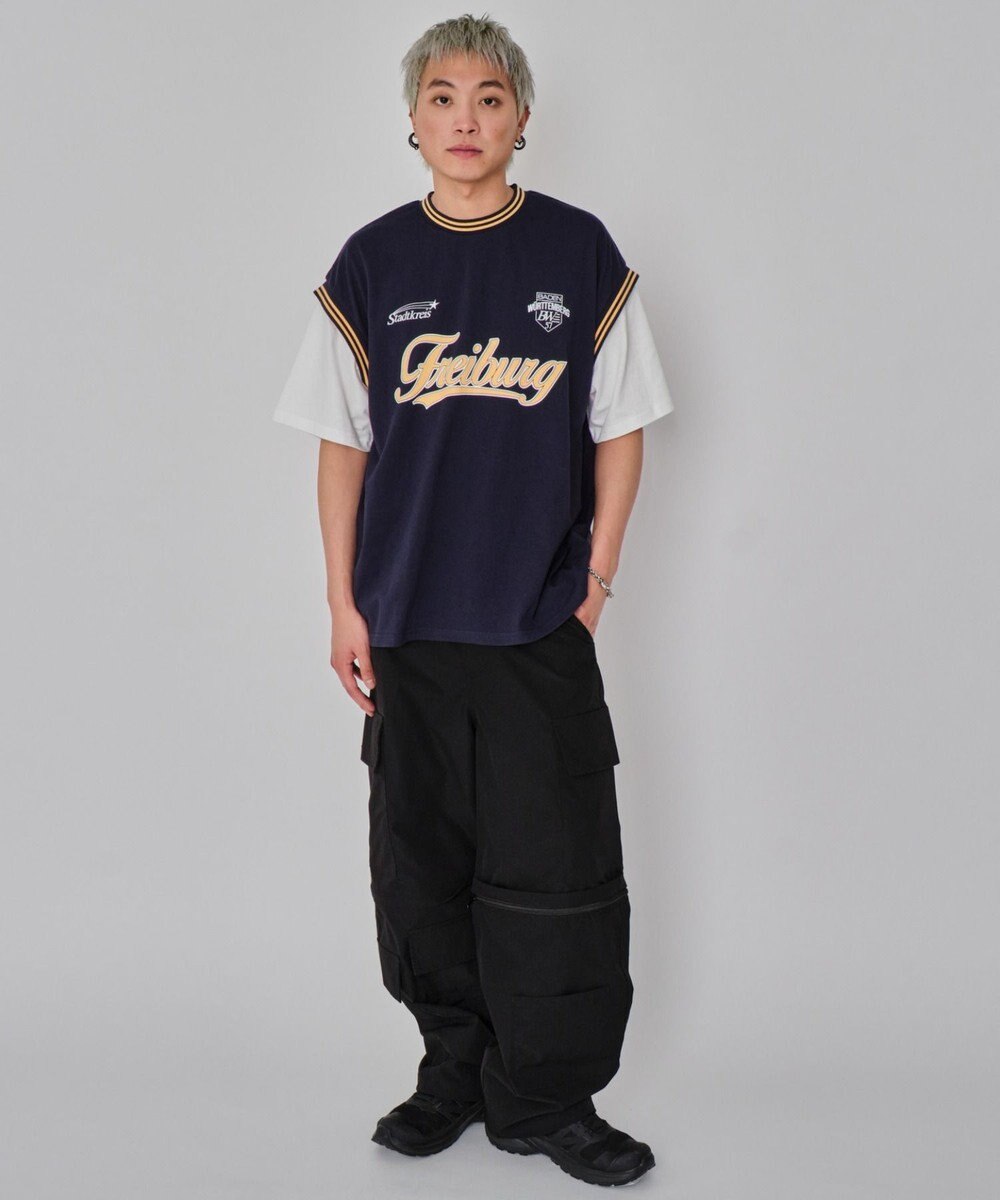 WEGO 【MLサイズ展開】2WAYリップストップカーゴパンツ 