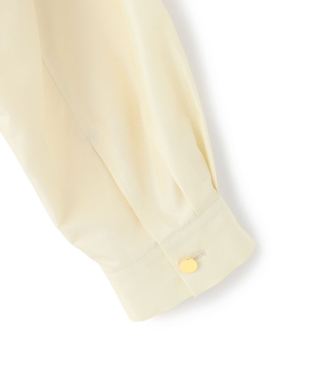 BEIGE， SULFUR / シルク混ショート丈バルーンブルゾン 