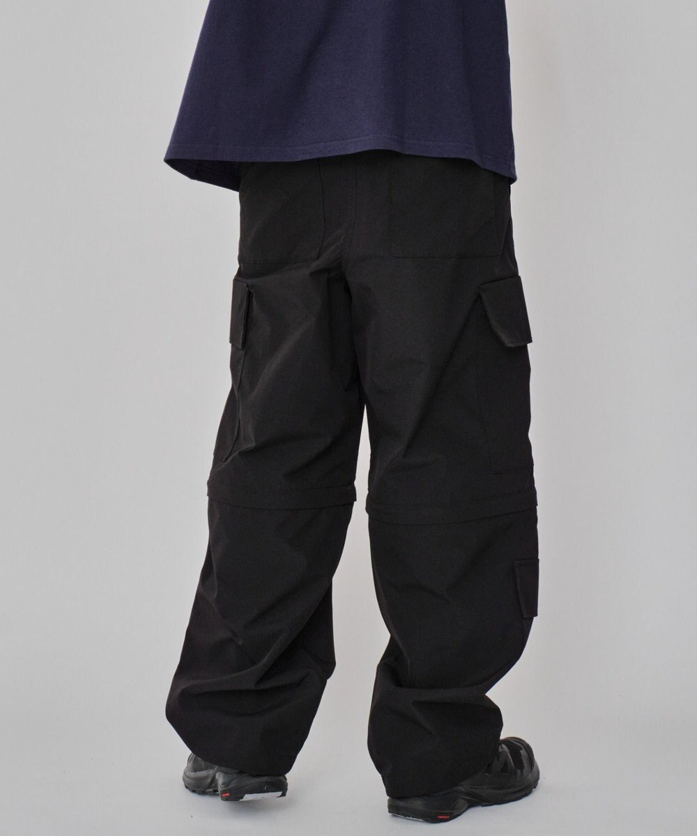 WEGO 【MLサイズ展開】2WAYリップストップカーゴパンツ 