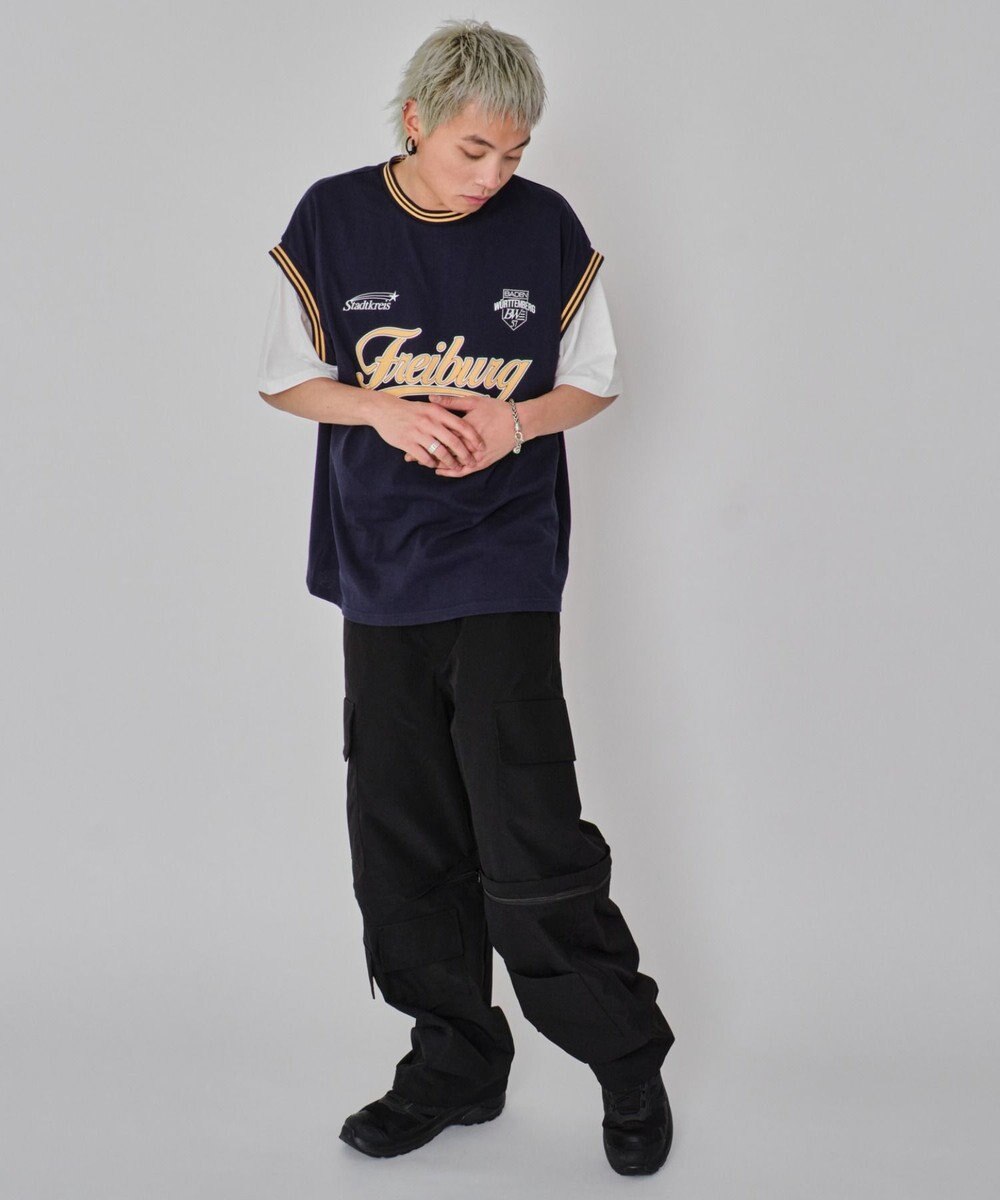 WEGO 【MLサイズ展開】2WAYリップストップカーゴパンツ 