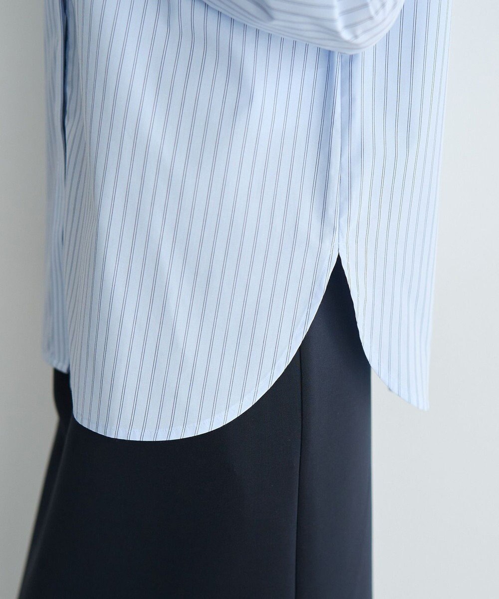 YECCA VECCA イージケアフリルカラーシャツ 