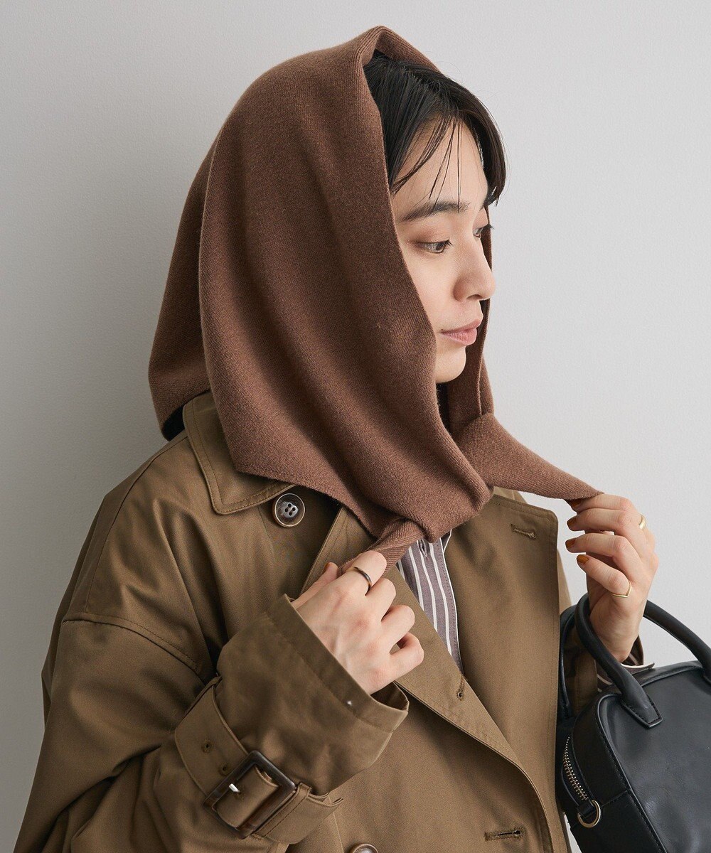 CRAFT STANDARD BOUTIQUE 12GGフルニードルニットスカーフ 