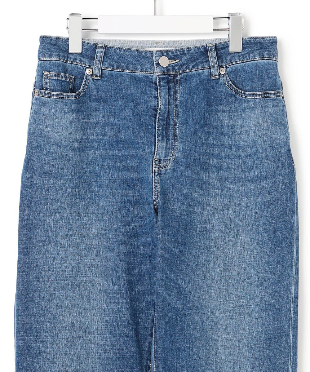 ICB ライトストレッチデニム ストレートパンツ 