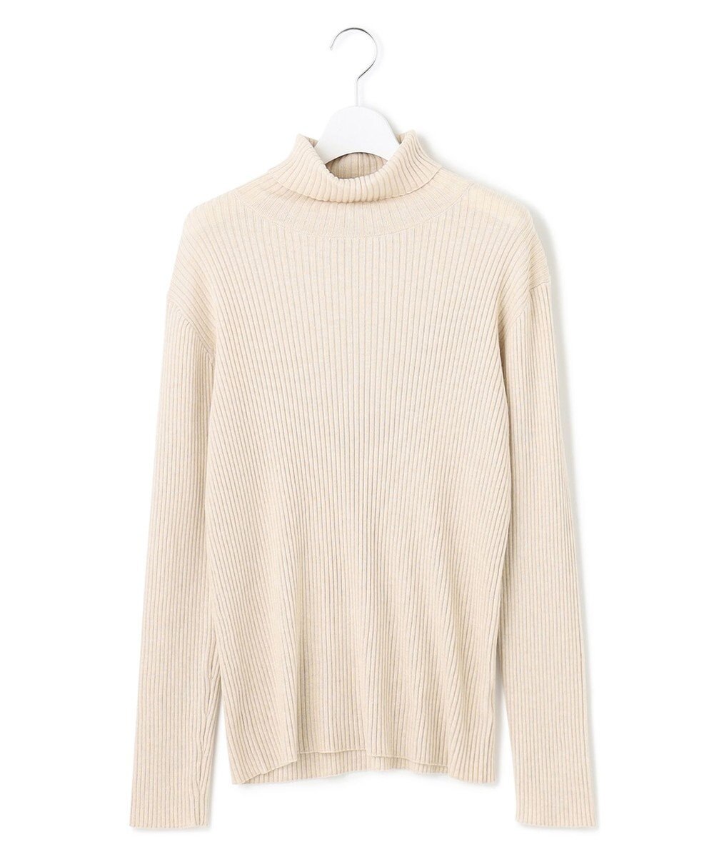 J.PRESS YORK STREET 【WOMEN】リブタートルニット 