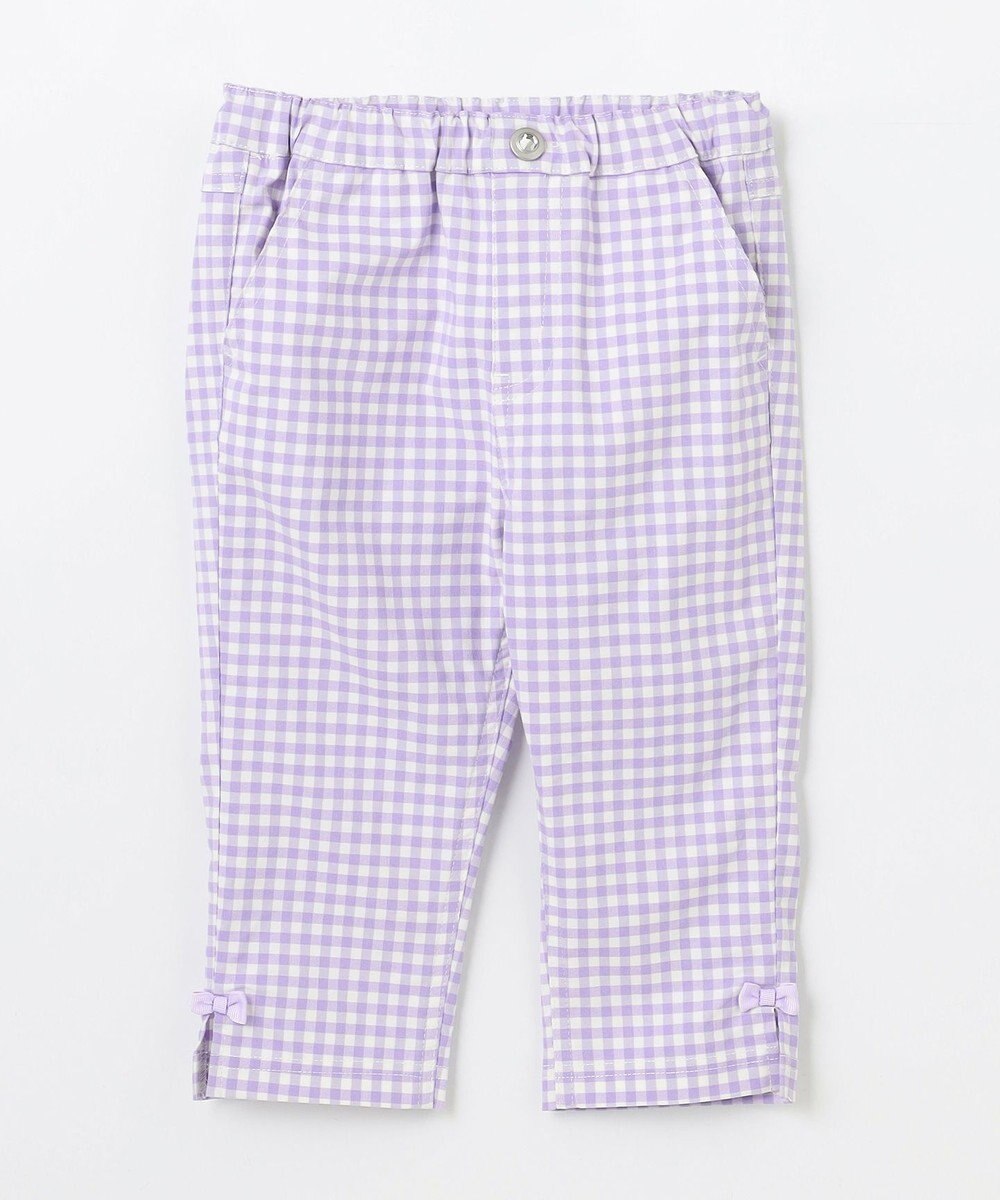 ANY KIDS ひんやりクール ギンガムパンツ 