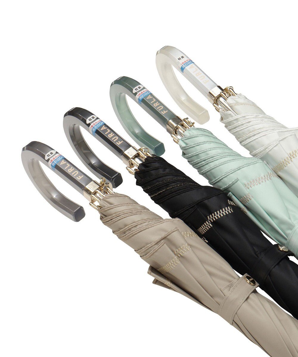 MOONBAT 【フルラ （FURLA）】晴雨兼用日傘　ジッパー刺繍 