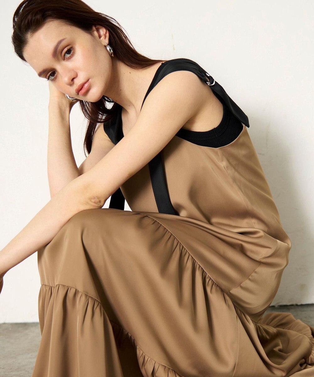 GRACE CONTINENTAL ティアードロングワンピース 