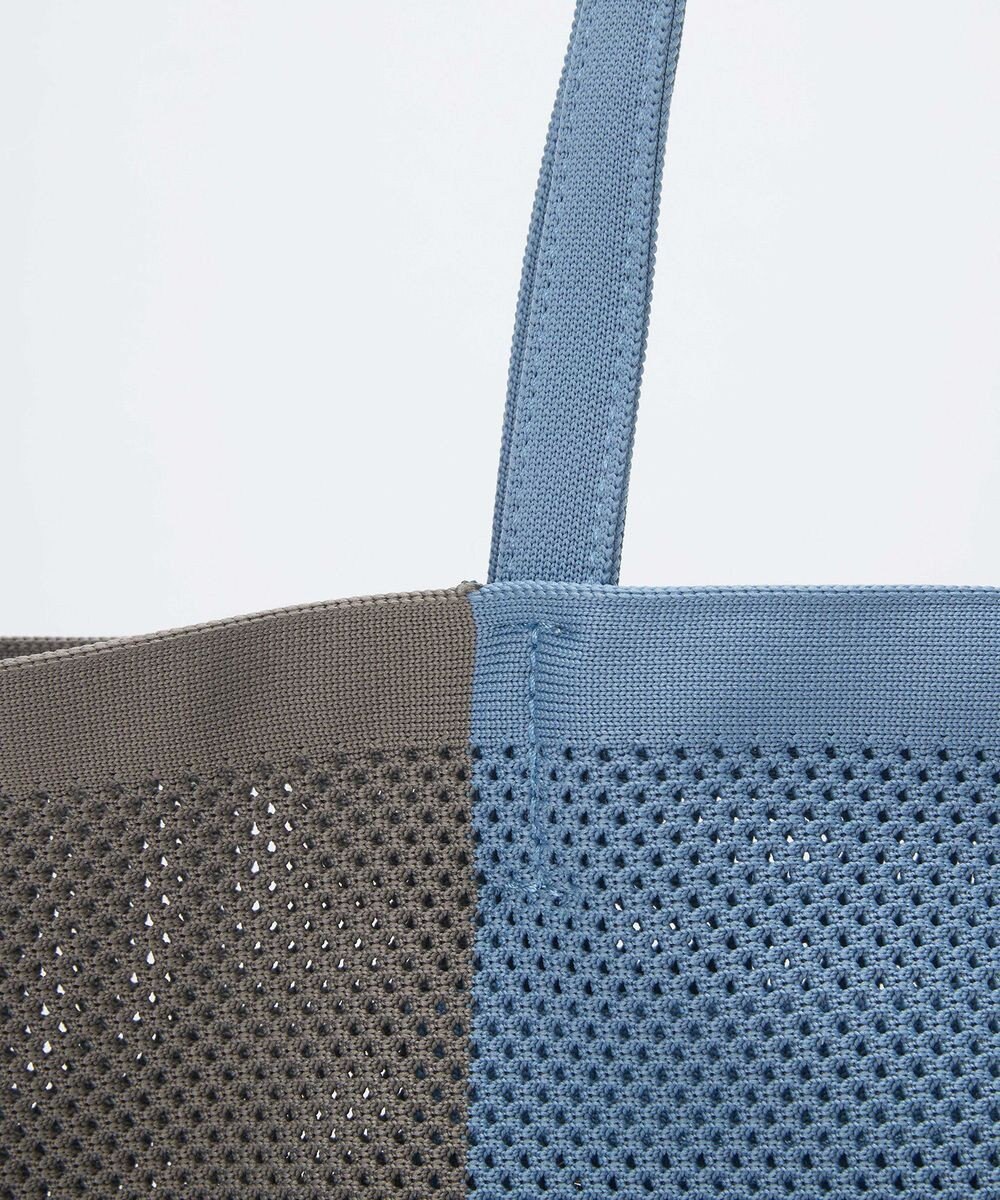TOPKAPI 【Breath TOPKAPI】ニットジャガード 2way ビッグ トートバッグ ポーチ付き 