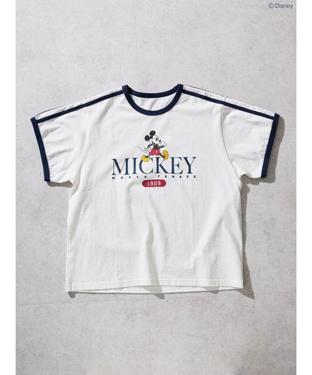AMERICAN HOLIC ラインＴシャツ　Ｏｆｆ　Ｗｈｉｔｅ／Ｄｉｓｎｅｙ 