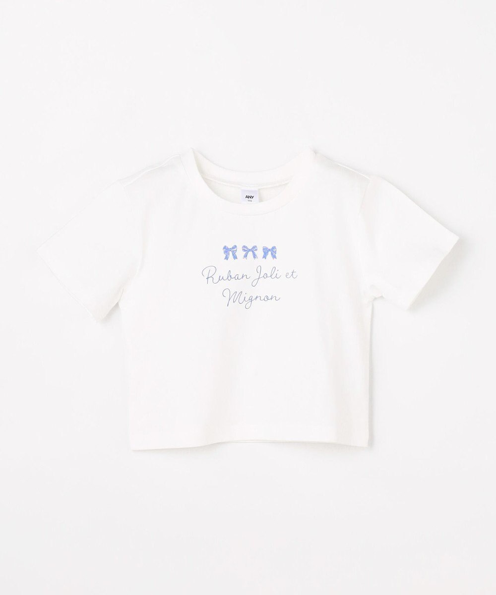 ANY KIDS 【2点セット】Tシャツ×レース キャミソールチュニック 
