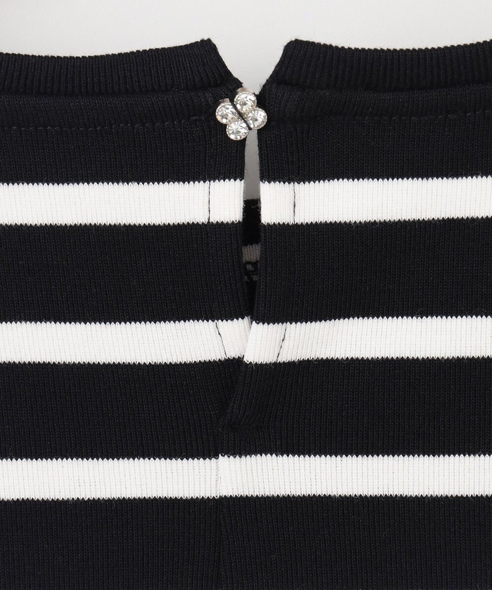 組曲 【ストレッチ・長袖】コットンフライス バスクTシャツ 