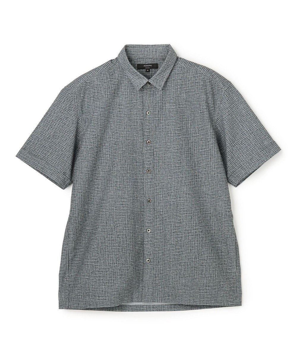 JOSEPH HOMME 【新型】トリコサッカーストレッチ　 レギュラーカラー半袖シャツ 