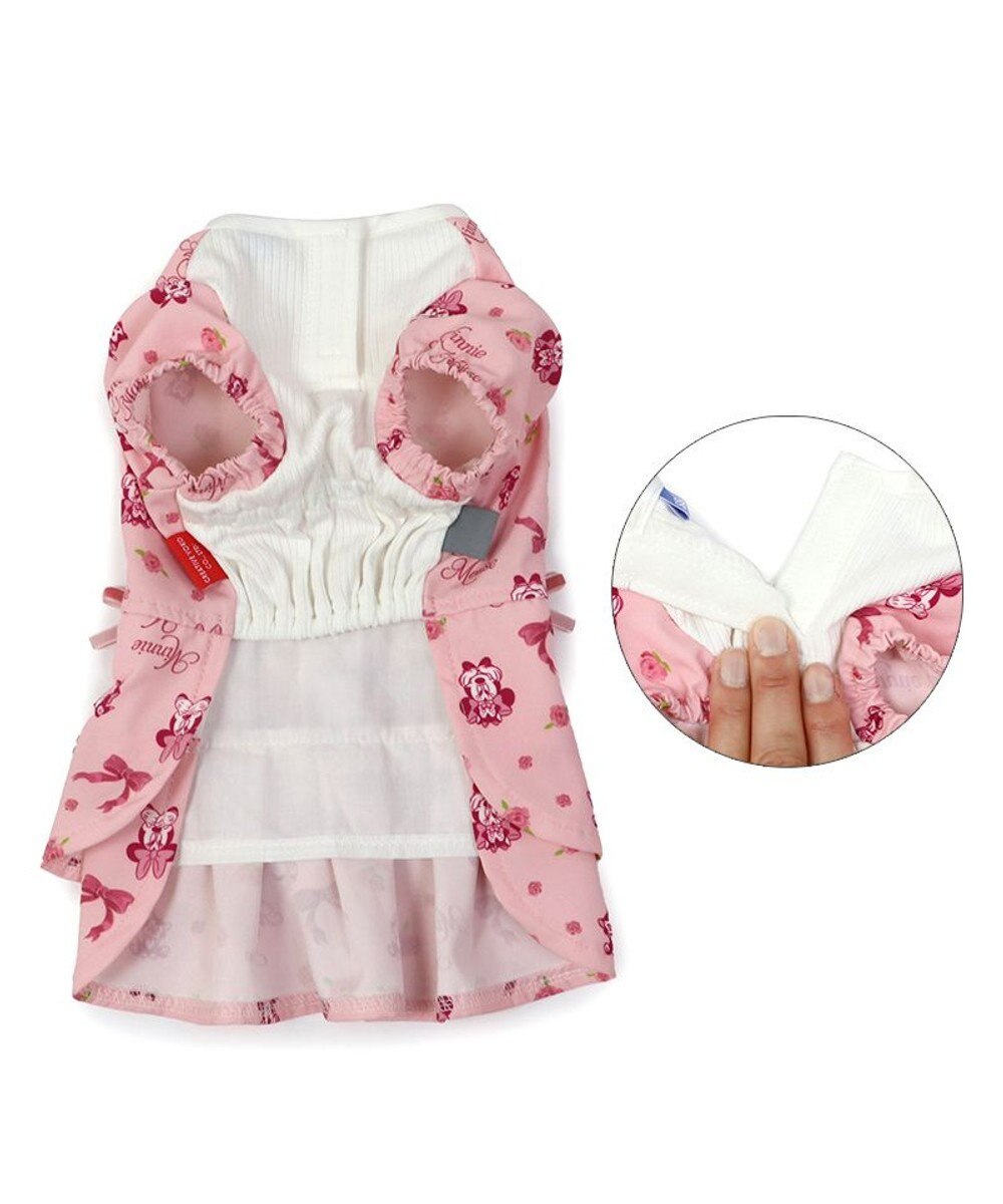 PET PARADISE ディズニー ミニーマウスリボン柄 ワンピース 【小型犬】 