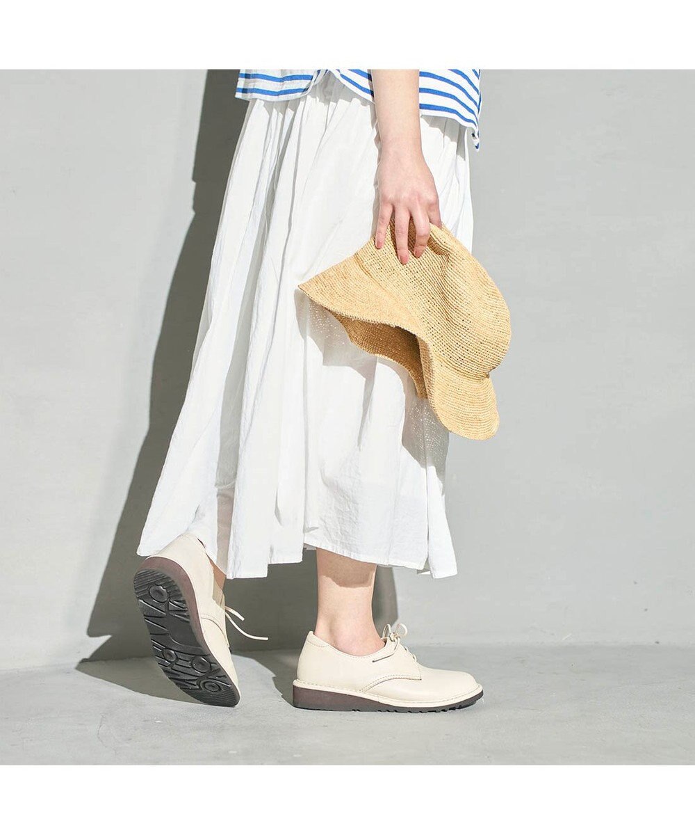 ing <ing>【サスティナブル】レースアップスリッポン 