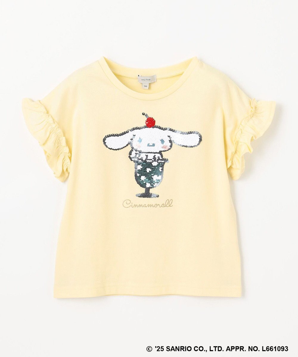 ANY KIDS 【any FAM ×サンリオキャラクターズ】ミラクルスパンコール Tシャツ 