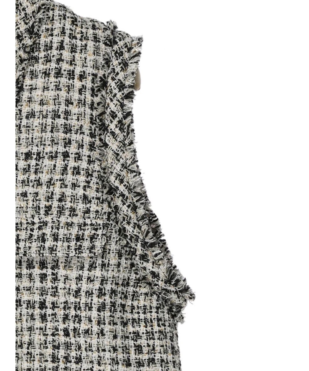 Green Parks ・ＥＬＥＮＣＡＲＥ　ＤＵＥ　ツィードノーカラーベスト 