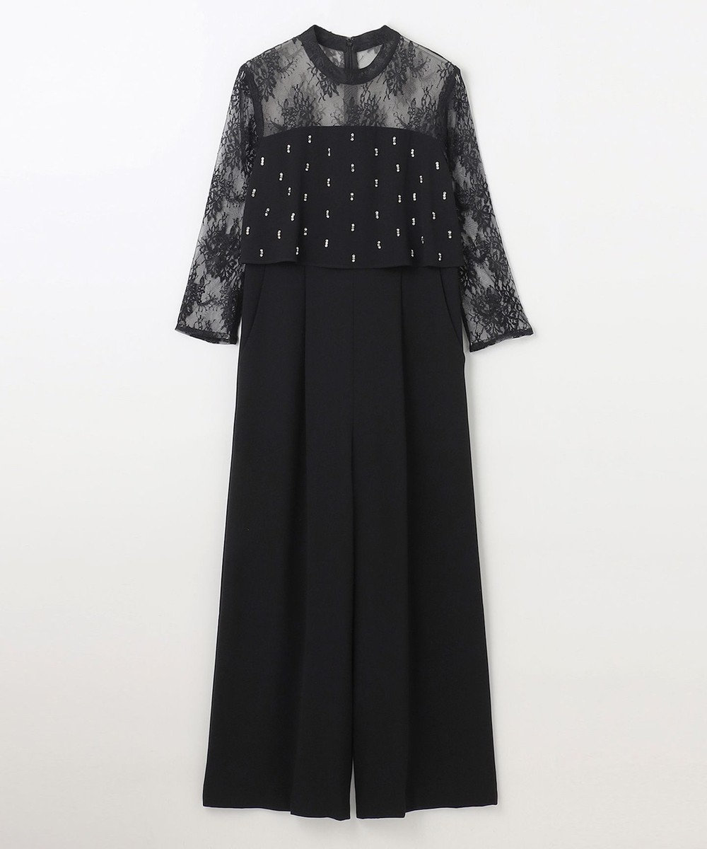 GRACE CONTINENTAL 刺繍ワイドサロペット 