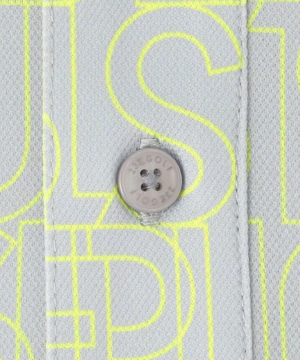 23区GOLF 【MEN】ロゴグラフィック ポロシャツ 