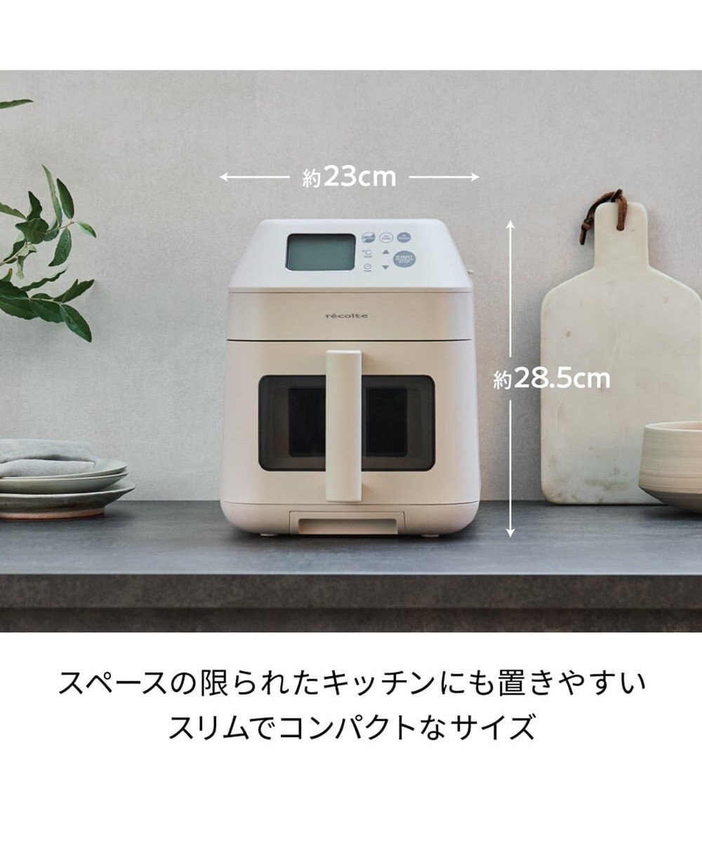 YAMATO テーブル＆キッチン 【レコルト】ハイスチームエアーオーブン  ナチュラルブラック  RAO-3(BK) 