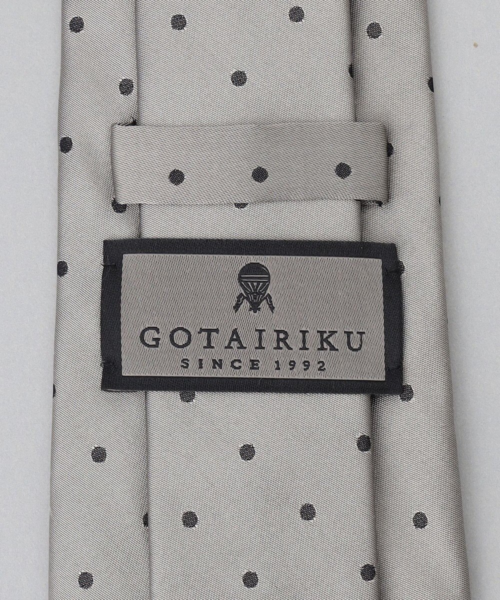 GOTAIRIKU GOTAIRIKU別注【日本製】シルク ネクタイ_ドット 