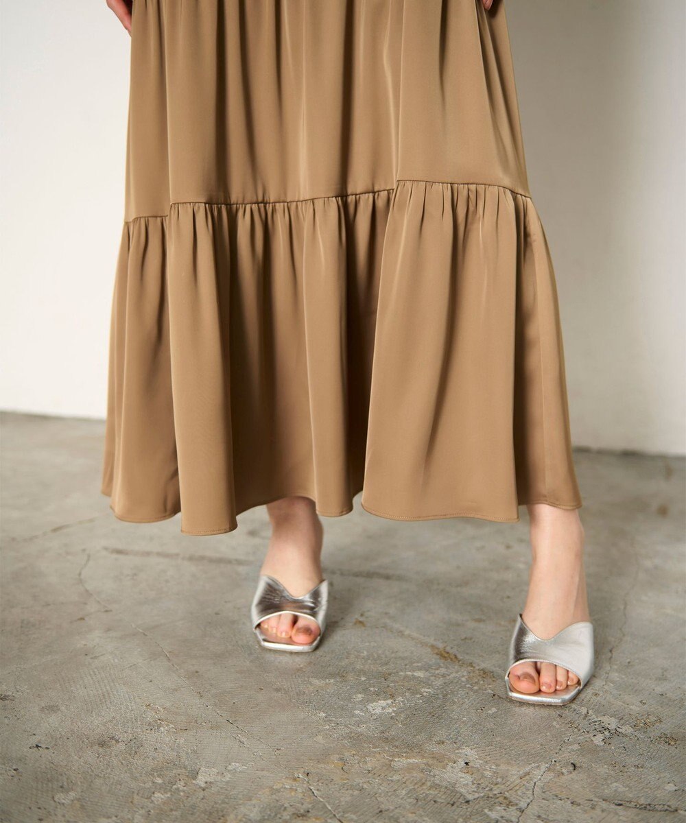 GRACE CONTINENTAL ティアードロングワンピース 