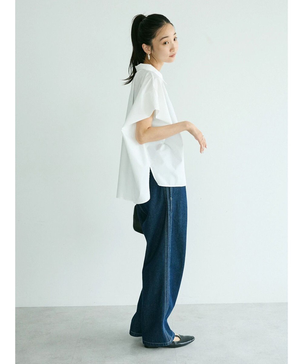 CRAFT STANDARD BOUTIQUE ステンサイドソリッドブラウス 