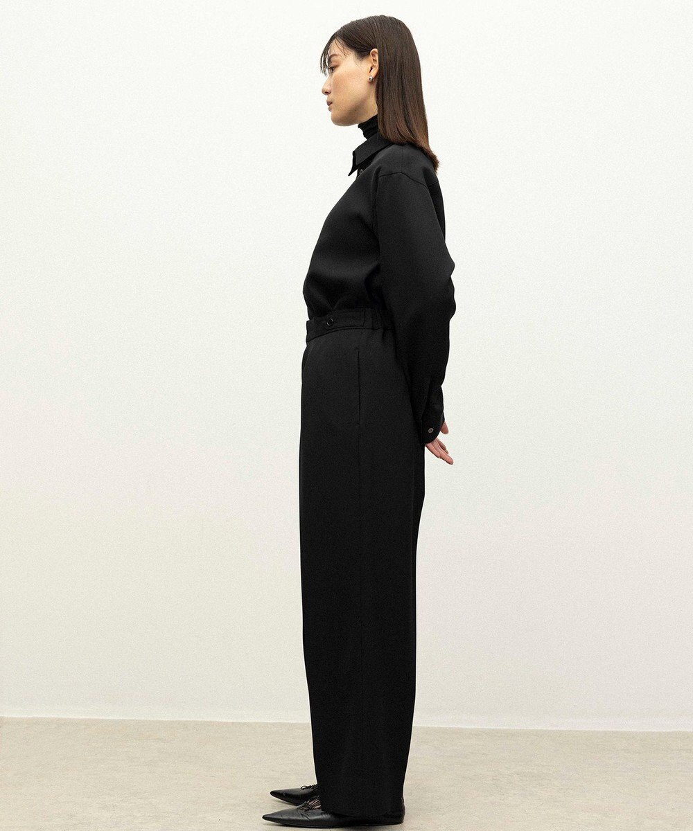 NAVE 【ReNAVE】ウォッシャブルツイル ワイドタックパンツ 