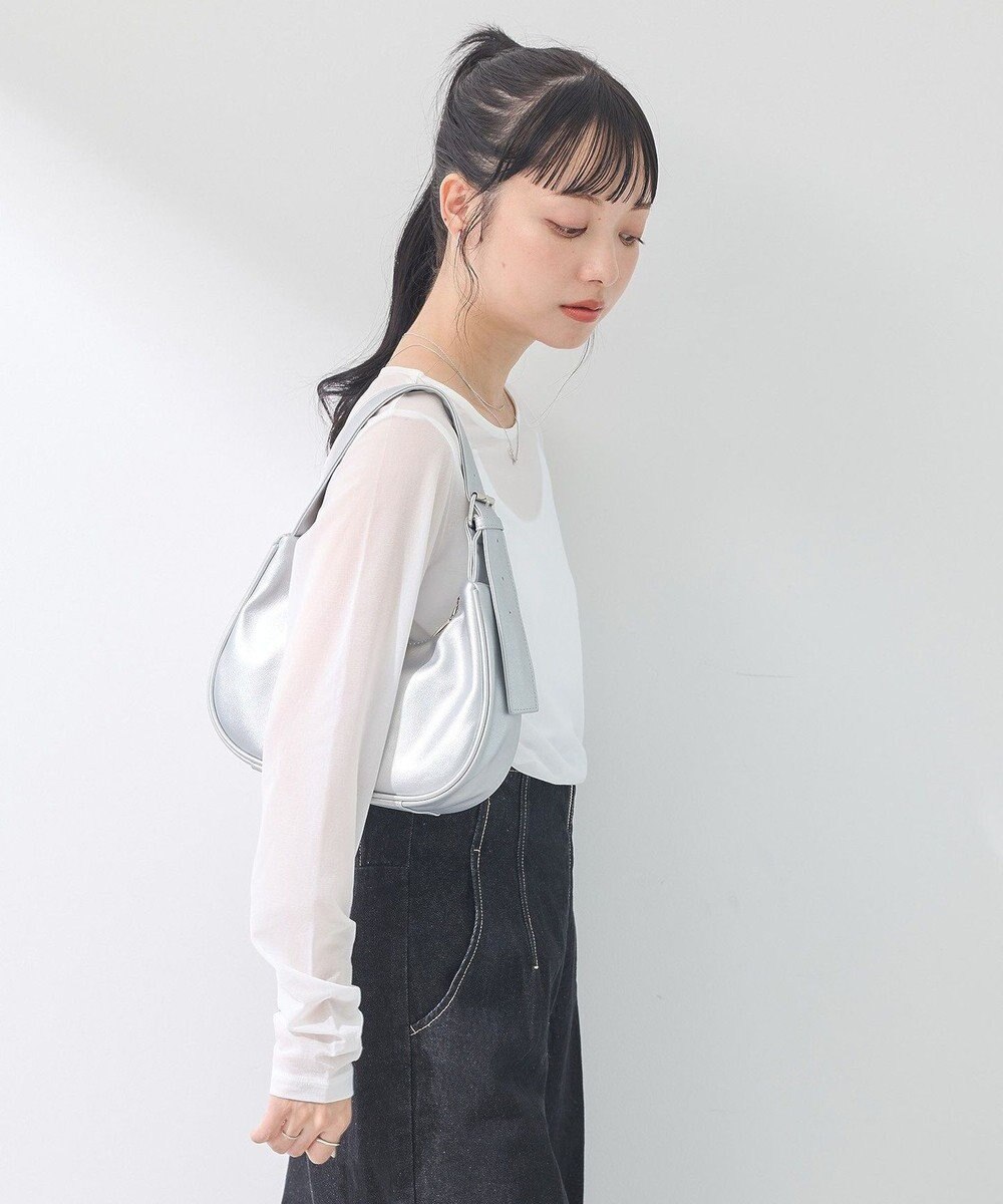 earth music&ecology リボンプリントシアープルオーバー 